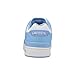 Lacoste Womens Court Cage Sneaker, LT BLU/WHT, 6