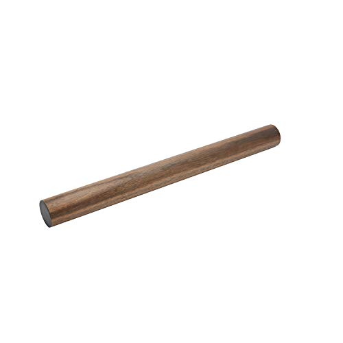 Pandapark Wooden French Rolling Pin for Baking, 15.7x1.5 Inches,Natural Wood (WALNUT MASTER)