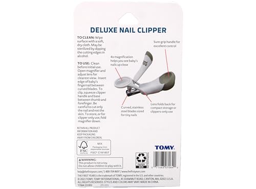 The First Years American Red Cross Deluxe Nail Clipper with Magnifier - Image 3