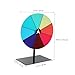 Vaguelly Lucky Wheel of Fortune Board Game Party Game Props Sturdy Prize Wheel Stand Tabletop for Prizes Toy