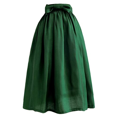 Jupe midi plissée en tulle rose élégante pour femme taille 52