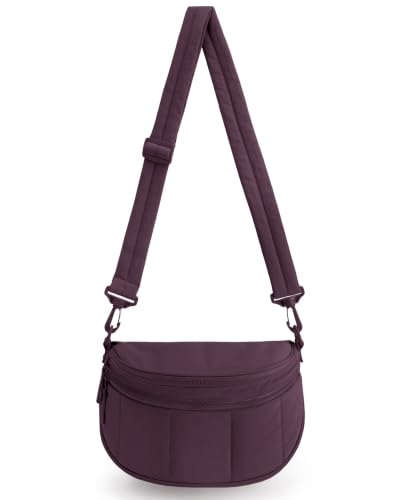 Image of BAGSMART Crossbody Bags for Women Travel Purse, Puffer Bum Bag Handbag Wallets, Crossbody Fanny Packs for Travel & Work