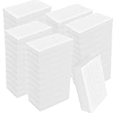 ZOENHOU Paquete de 50 esponjas mágicas para borrar, almohadillas de esponja de limpieza blancas de primera calidad para el hogar, cocina, baño, suelo, pared, suministros de suciedad, 10 x 6 x 2 cm