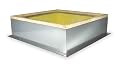 Dayton Roof Curb, Fixed, 12 In H, 20 1/2 In OD - 2RB76
