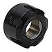High Precision ER11 A Clamping Nut, Industrial grade Chuck Cap for Milling Cutter, Strong Clamping Force (ER25-UM)