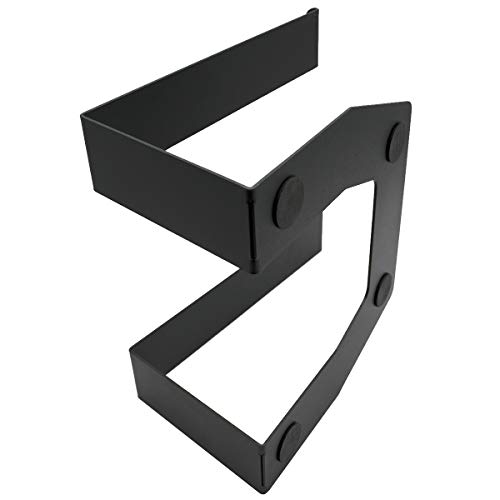 Suporte Macbook Base Mac Notebook Laptop Dj Preto Chumbo 14 Ate 17 Polegadas