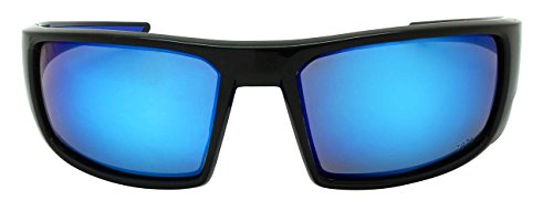 Edge I-Wear Sports Mirror High Impact Sunglasses Color Lens 570100/REV-1(BLK.buwht)2