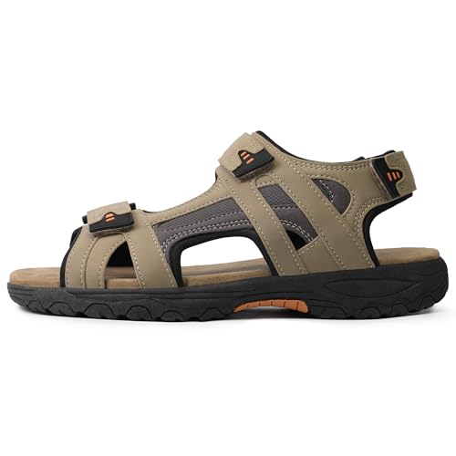 Mens Sporty Outdoor Sandal Open Toe Hiking Outdoor Shoe Non-slip Athletic Sandal3