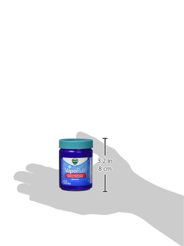 Vicks Vaporub Original Cough Suppressant Topical Analgesic Ointment 3.53 Oz, Best Used For Relief From Cold Symptoms, Aches, And Pains #TOP6