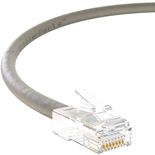 InstallerParts Cat6 Ethernet Cable 100 ft gray