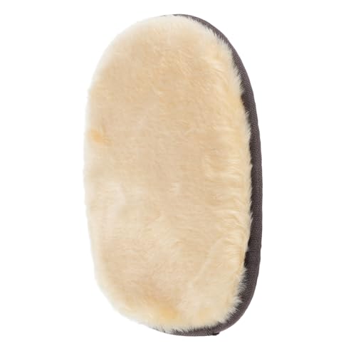 CLISPEED Guanto Lavaggio Auto Piccolo in Ecopelliccia Sintetico Morbido e Delicato per Pulizia e Lucidatura senza Graffi per Rimuovere Macchie Colore Arancione Elegante Facile da