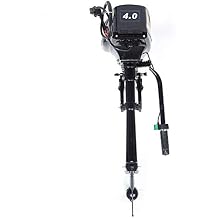 48V 1000W Electric Outboard Motor Heavy Duty Fishing Boat Engine Brushless Trolling Boat Motor for Fishing, Aquaculture, Outdoor Adventure, 3000 Rpm Short Shaft