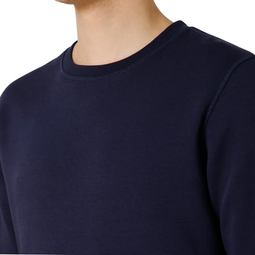 Image of BODYACTIVE Men Full Sleeve Solid Sweatshirt
