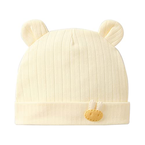 Spring Infant Hospital Newborn Baby Girls Cotton Hat Tolddler Boy Soft Single-Layer Hat Comfortable Hat