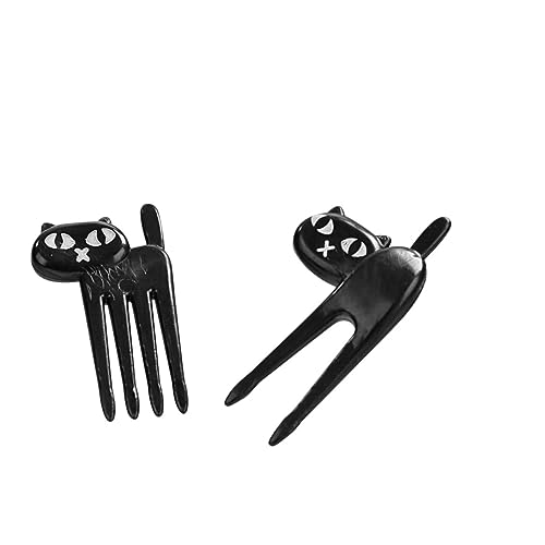 6pcs Cat Bento Picks Cat Food Picks Kitten Fruit Fork Animal Fruit Fork Cat Fruit Party Fork