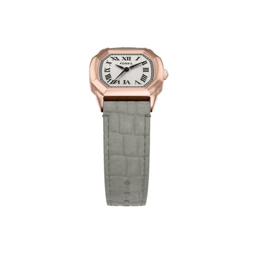 Image of Fossil Harlow Grey Quartz Leather Watch ES5435