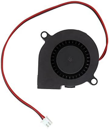 Electronic Spices DC12V 0.06A 5015 Double Ball Centrifugal Fan 2P 20cm cable