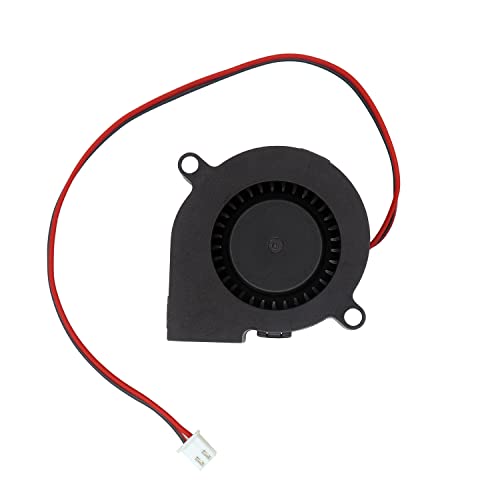Electronic Spices DC12V 0.06A 5015 Double Ball Centrifugal Fan 2P 20cm cable