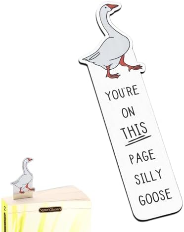 Funny Bookmark For Book Lovers - Stainless Steel Bookish Gifts For Women & Friends