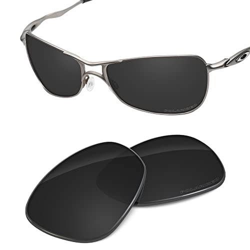 Verres polarisés Oakley Crosshair 1.0 2005 noir carbone anti-reflet pour réparer vos lunettes