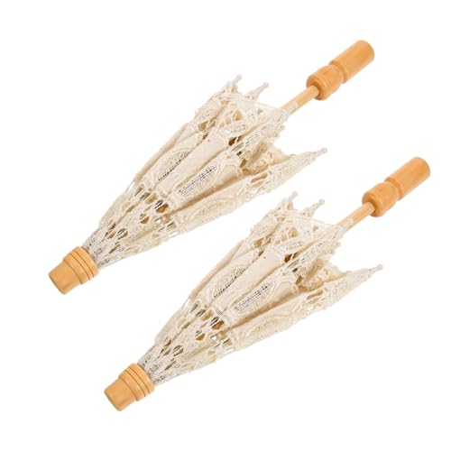 Parasol dentelle mariage lot de 2 le cadeau idéal pour futures mariées
