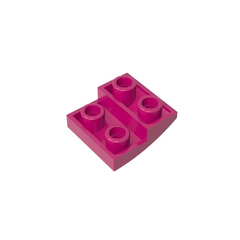 XYEIUGO 32803 Arched Brick Slope Curved 2x2 Inverted, Magenta, 50 PCS — image 1