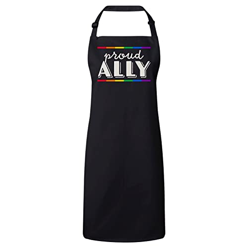 Tablier cuisine premium Proud Ally LGBTQ+ : l'élégance engagée pour vos fourneaux