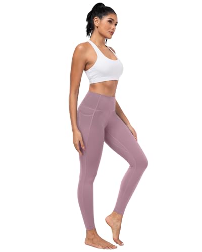 Image of ATHVOTAR Leggings with Pockets for Women, 7 Packs High Waisted Workout Tummy Control Yoga Pants