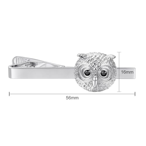Image of Unique Insect Tie Clip for Men Bee Fish Butterfly Turtle Ladybug Novelty Tie Bar Silver Gold Animal Party Anniversary Jewelry Gift