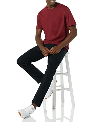 Image of Amazon Essentials Men's Short-Sleeve Crewneck Pocket T-Shirts, Pack of 2