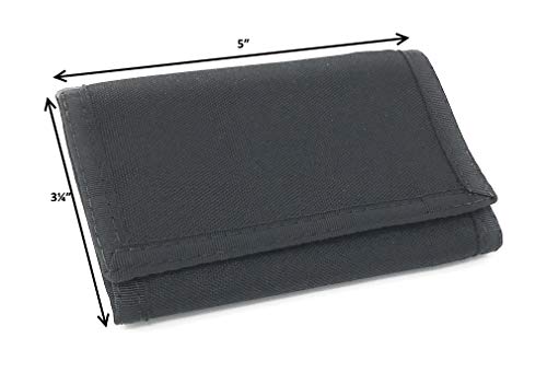 Spare Change Wallet - Rugged 600D Nylon, Zippered Coin Pocket, Inside ID, Compact & Lightweight, Water Resistant, Made in USA2