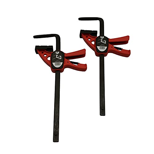 2 St. Zwinge T-Track 150mm Tischzwinge Schraubzwinge Führungsschiene Schnellspannzwinge Cover