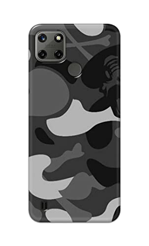 Image of Printed Hard Back Cover Case for Realme C21Y | Realme C25Y Back Cover (Army Pattern) -1302