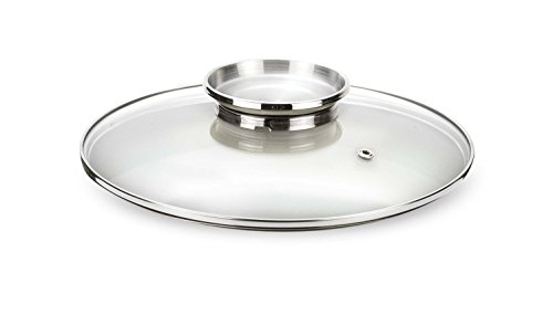 Pensofal Glass Cookware Lid with Stainless Steel Aroma Knob, 12-1/4-Inch