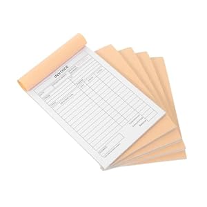 Compukas 5 Stück Doppict Rechnungsblock