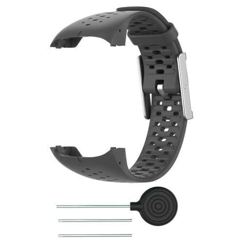 Muñequera de Repuesto de Silicona para Reloj Polar M400 M430 Compatible, Fácil Instalación, Acceso a Pantalla Completa (D)