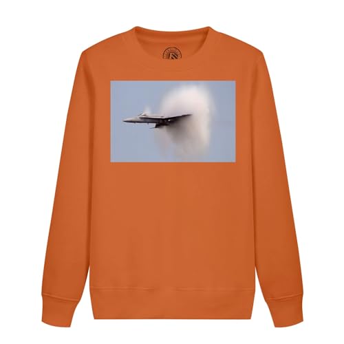 Sweatshirt enfant avion de chasse robuste pour éviter les vêtements usés
