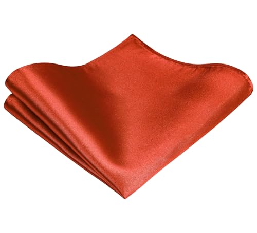 Image of TIE G Solid Satin Woven dyed Color Formal Black Necktie and Pocket Square Sets in Gift Box