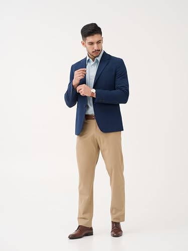 Image of The Pant Project Luxury PV Lycra Stretchable Formal Pants for Men | Stylish Relaxed Fit Men's Wear Trousers for Office or Party | Mens Fashion Dress Trouser Pant