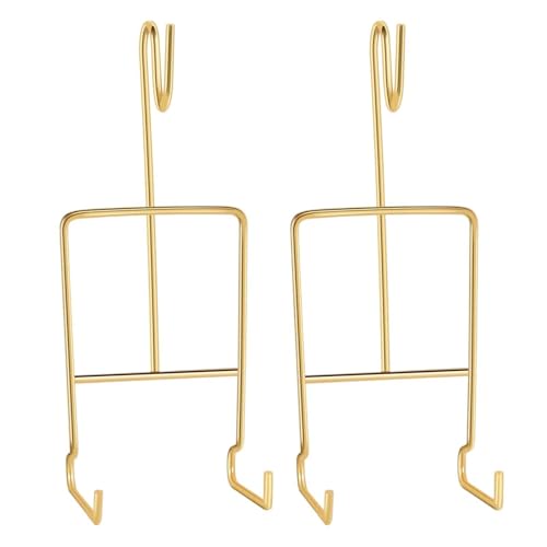 Soporte para tazas y platillos, organizador de metal vintage, soporte dorado para tazas de té, para cocina, estante de armario, mesa de comedor, cafetería, colección para entusiastas de propietarios