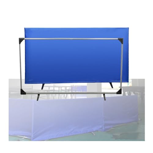 Terrain de tennis de table à la maison : lot de 6 bordures bleues amovibles