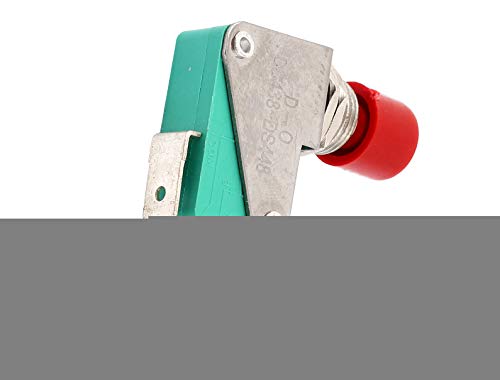 Micro interrupteur momentané SPDT 250V 16A avec levier rouge - 3