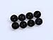 GANSSIA 11/32 Inch (9mm) Very Small Button Tiny Size Sewing Flatback Resin Buttons Color Black Pack of 500 Pcs