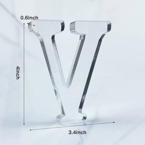 Letras acrílicas de 10 cm con acabado limpio para proyectos de diseño 3