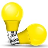 2 Pack A15 LED Yellow Bug Light Bulbs for Outdoor...
