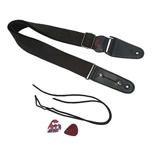 Sangle de Guitare, Sangle D’épaule de Guitare en Lin de Coton Noir Ceinture de Bandoulière Universelle avec Micro pour… - Les Beatles, Paul McCartney, John Lennon, RIngo Starr, George Harrison Sangle de Guitare, Sangle D'épaule de Guitare en Lin de Coton Noir Ceinture de Bandoulière Universelle avec Micro pour… – Image 8