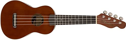 Fender Venice Soprano Ukulele, Cherry