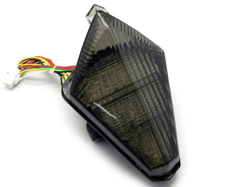 Feu arrière LED pour moto YZF R1 2007 2008 à clignotants intégrés haute visibilité
