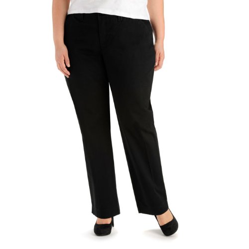 Lee Women's Plus-Size Comfort Fit Carden Slimming Straight Leg Pant