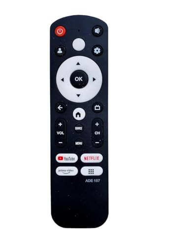 Image of BLACKSHEEP Remote Compatible with ACER Smart LED /UHD 4K TV Remote Control Without Voice Command YouTube Netflix Hot Keys (Please Match The Image with Your Old R emote)
